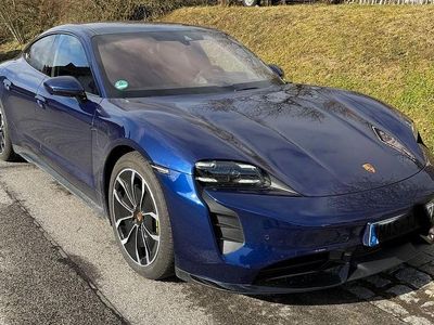 Gebraucht Porsche Taycan Turbo 500 kW (680 PS) 2021 Blau Limousine