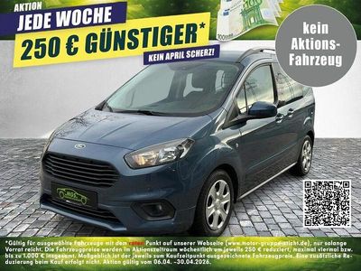 Gebraucht Ford Tourneo Courier Trend 101 PS (74 kW) 2019 Chromablau metallic Van / Kleinbus