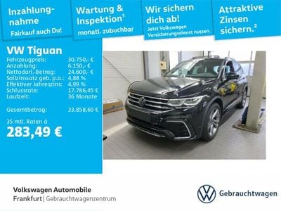 Usata VW Tiguan R-line 245 CV (180 kW) 2022 Nero SUV