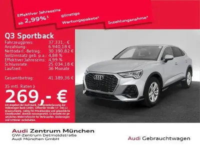 Usata Audi Q3 Sportback S-Line 150 CV (110 kW) 2024 Argento SUV