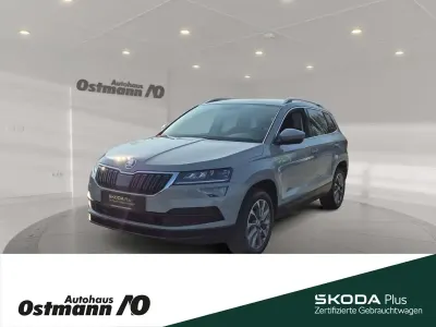 Gebraucht Skoda Karoq Clever 110 PS (80 kW) 2021 Steelgrau SUV