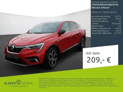 Brugt Renault Arkana Intens 140 HK (102 kW) 2022 Rød SUV