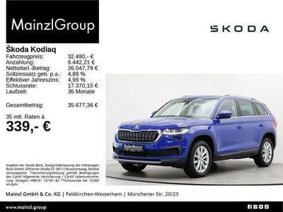 Energyblau Gebraucht 2022 Skoda Kodiaq Style SUV | 32.490 € (Superpreis)