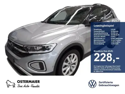 Gebraucht VW T-Roc Style 150 PS (110 kW) 2025 Silber SUV