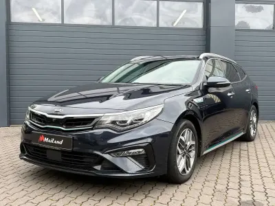 Gebraucht Kia Optima 205 PS (150 kW) 2021 (b4u) gravity blue met. Kombi