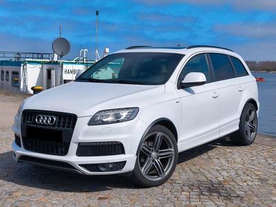 Second-hand Audi Q7 S-Line 245 CP (180 kW) 2013 Alb SUV