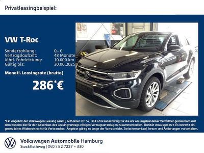 Gebraucht VW T-Roc Style 150 PS (110 kW) 2024 Schwarz SUV