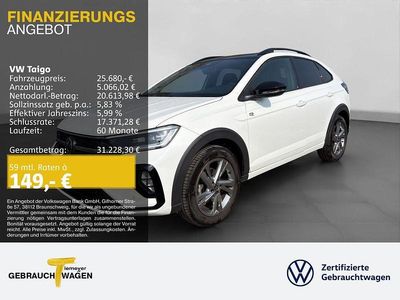 Gebraucht VW Taigo R-line 150 PS (110 kW) 2025 Weiß SUV