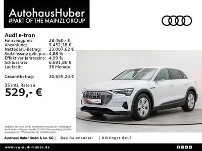Begagnad Audi e-tron Ambiente 230 kW (313 HK) 2022 Vit SUV