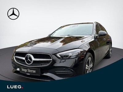 Metalliclack obsidianschwarz Gebraucht 2024 Mercedes C300e Advanced Kombi | 46.920 € (Etwas zu teuer)