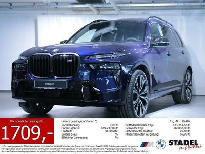 Nuova BMW X7 M Sport 530 CV (389 kW) 2025 Blu SUV