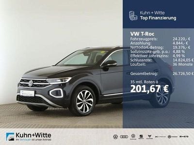 Deep black perleffekt Gebraucht 2022 VW T-Roc IQ Drive SUV | 23.950 € (Guter Preis)
