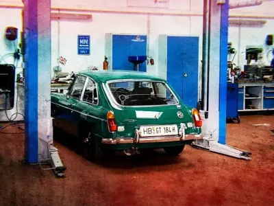 Usata MG B GT 95 CV (69 kW) 1969 Verde Coupé