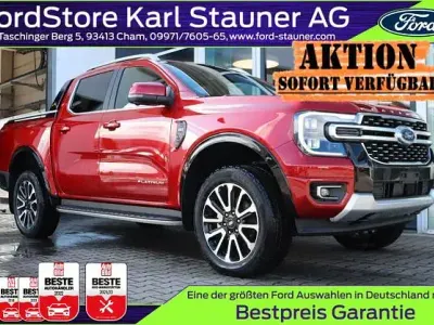 Ny Ford Ranger Platinum 241 HK (177 kW) 2026 Röd Pickup