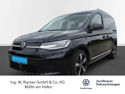 Gebraucht VW Caddy Style 122 PS (89 kW) 2022 Schwarz Van / Kleinbus
