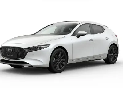 Neu Mazda 3 Exclusive-Line 186 PS (136 kW) 2026 Snoflake white pearl Limousine