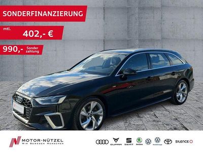 Mythosschwarz metallic Gebraucht 2021 Audi A4 S-Line Kombi | 26.350 € (Fairer Preis)