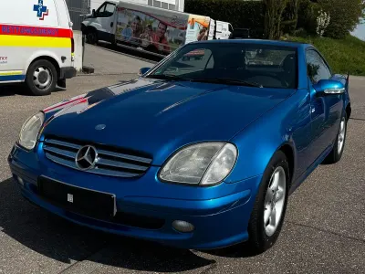 Gebraucht Mercedes SLK200 163 PS (119 kW) 2000 Blau Cabrio