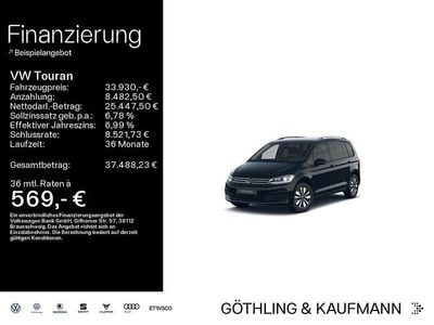Gebraucht VW Touran Goal 150 PS (110 kW) 2025 Grenadillschwarz metallic Van / Kleinbus