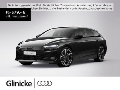 Schwarz (mythosschwarz metallic) Neu 2025 Audi A6 e-tron S-Line Kombi | 82.591 € (Fairer Preis)
