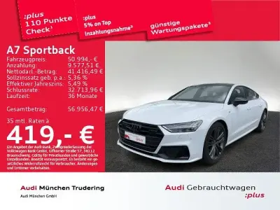 Gebraucht Audi A7 Sport 299 PS (219 kW) 2023 Weiß Limousine