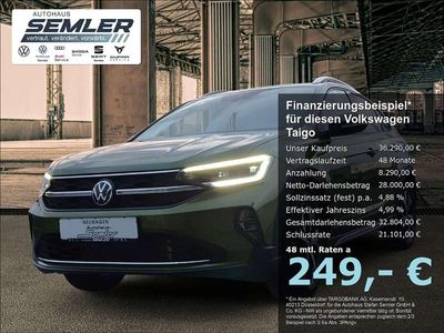 Neu VW Taigo Style 116 PS (85 kW) 2026 Gruen SUV