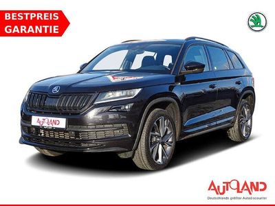 Schwarz magic perleffekt Gebraucht 2020 Skoda Kodiaq SportLine SUV | 32.950 € (Fairer Preis)