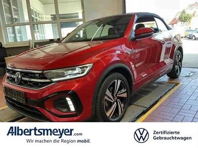 Gebraucht VW T-Roc Cabriolet R-line 110 PS (80 kW) 2022 Rot Cabrio