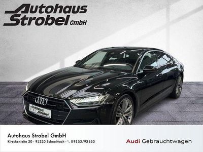 Gebraucht Audi A7 Sportback S-Line 286 PS (210 kW) 2021 Mythosschwarz metallic (metallic) Kleinwagen