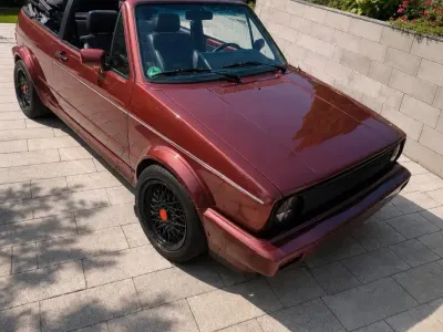 Gebraucht VW Golf Cabriolet 98 PS (72 kW) 1989 Rot Cabrio