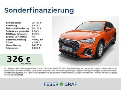 Gebraucht Audi Q3 Sportback Design 150 PS (110 kW) 2021 Pulsorange SUV
