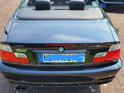 Gebraucht BMW 325 Cabriolet 192 PS (141 kW) 2001 Schwarz Cabrio