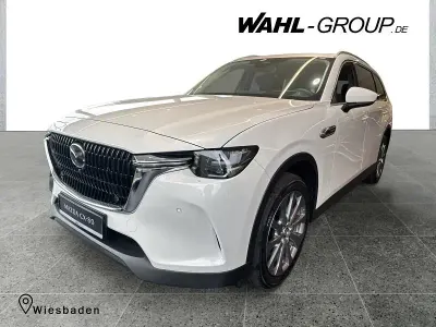 Gebraucht Mazda CX-80 Exclusive-Line 327 PS (240 kW) 2024 Weiß SUV