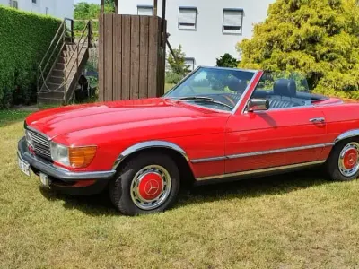 Gebraucht Mercedes SL280 185 PS (136 kW) 1984 Rot Cabrio