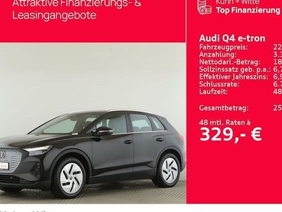 Mythosschwarz metallic Gebraucht 2022 Audi Q4 e-tron Basis SUV | 21.948 € (Superpreis)