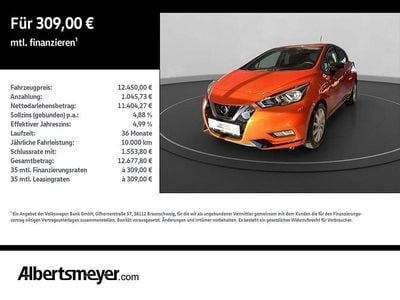 Gebraucht Nissan Micra N-Connecta 90 PS (66 kW) 2018 Orange Kleinwagen