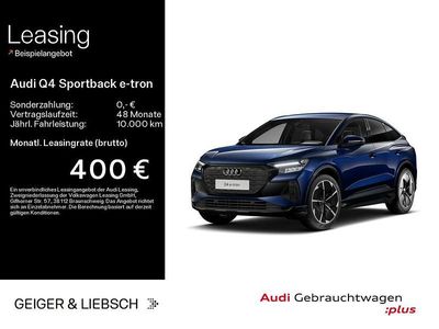 Gebraucht Audi Q4 Sportback e-tron Ambiente 210 kW (286 PS) 2025 Navarrablau metallic SUV
