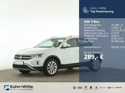 Begagnad VW T-Roc Style 150 HK (110 kW) 2024 Vit SUV
