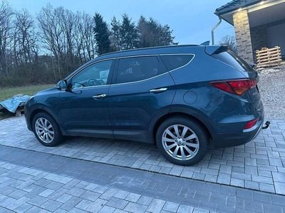 Usata Hyundai Santa Fe 200 CV (147 kW) 2018 Blu SUV