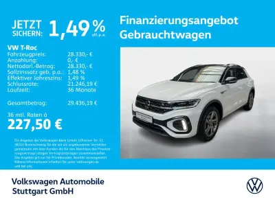 Gebraucht VW T-Roc Cabriolet R-line 150 PS (110 kW) 2025 Pure white/schwarz SUV