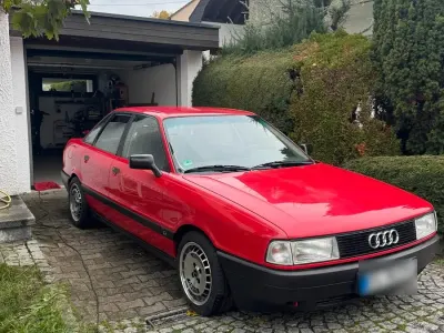Gebraucht Audi 80 70 PS (51 kW) 1991 Rot Limousine