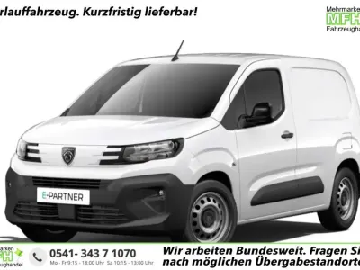 Ny Peugeot E-Partner 100 kW (136 HK) 2026 Hvid MPV