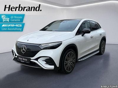 Gebraucht Mercedes EQE350 AMG line 214 kW (292 PS) 2024 Unilack polarweiß SUV