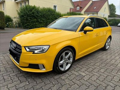 Gelb Gebraucht 2018 Audi A3 Sport Limousine | 16.950 € (Fairer Preis)