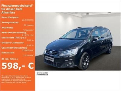 Gebraucht Seat Alhambra Style 150 PS (110 kW) 2018 Schwarz Van / Kleinbus