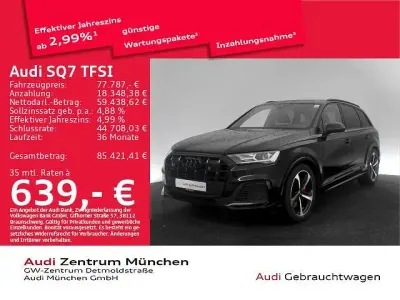 Gebraucht Audi SQ7 Competition 507 PS (372 kW) 2022 Mythosschwarz metallic SUV