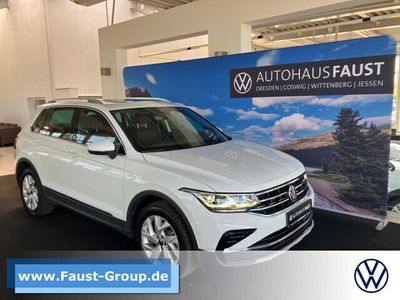 gebraucht VW Tiguan Elegance Hybrid DSG Navi Panodach LED Matrix Leder Vienna ACC Kamera