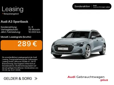 Gebraucht Audi A3 Sport 204 PS (150 kW) 2025 Pfeilgrau perleffekt Limousine