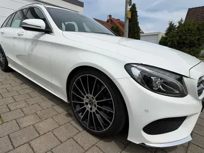 Gebraucht Mercedes 220 AMG line 170 PS (125 kW) 2016 Weiß Kombi