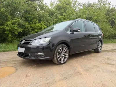 Brugt VW Sharan Highline 140 HK (102 kW) 2014 Sort MPV